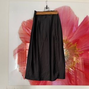 PRINCESS POLLY SATIN MAXI SKIRT WITH SLIT